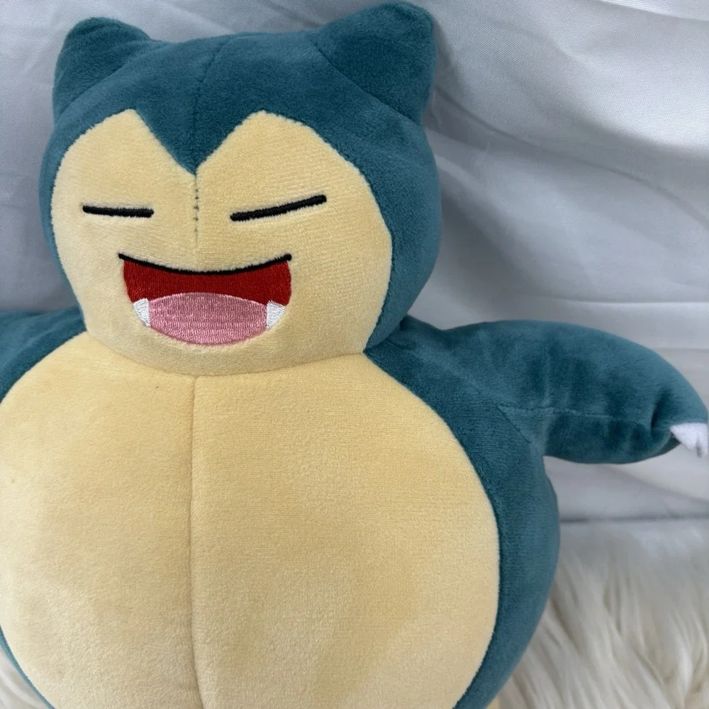 Pokemon Official Snooze Action Snorlax Interactive Toy Plush Snores When Pressed